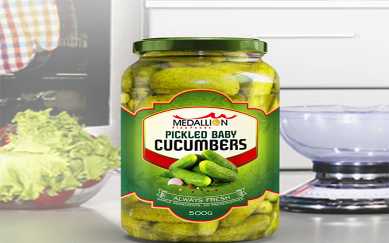 طراحی لیبل خیارشور