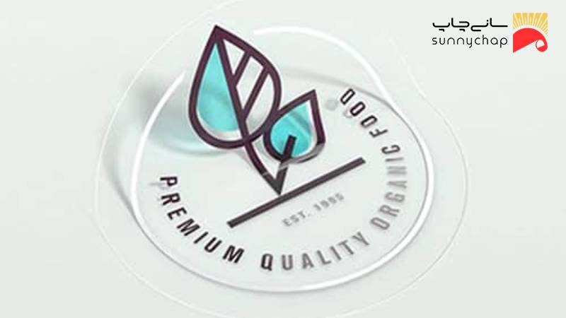 هزینه چاپ لیبل ترانسپارنت (شیشه ای)