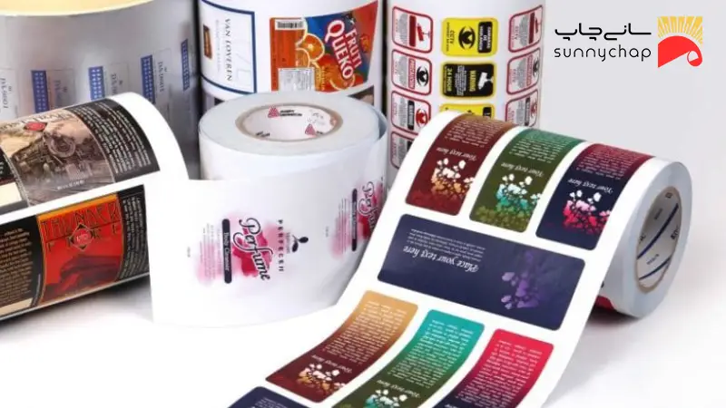 انواع لیبل کاغذی (مات- براق)