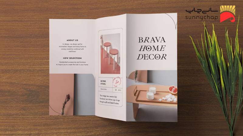 انواع مدل تا در بروشور