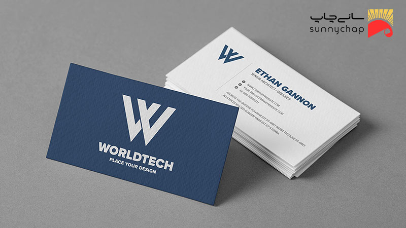 طراحی کارت ویزیت دو رو