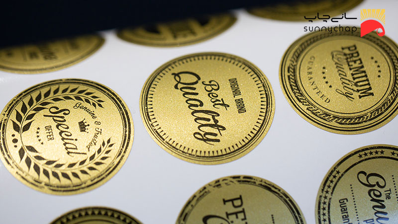 انواع لیبل طلاکوب