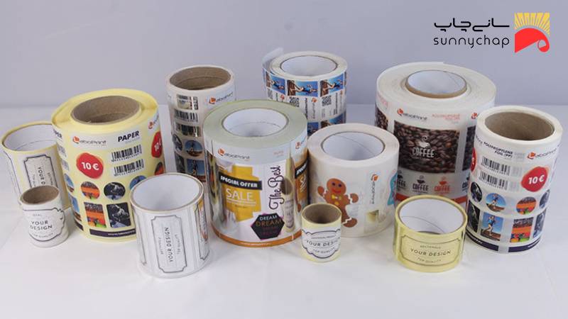 کاربرد لیبل پشت چسب دار