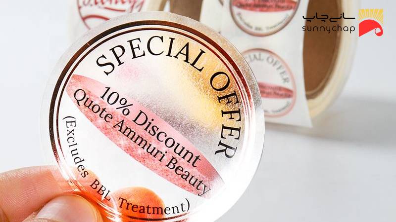 خرید لیبل پشت چسب دار