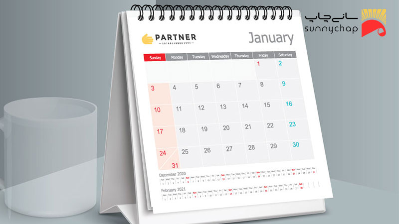 آشنایی با انواع تقویم رومیزی