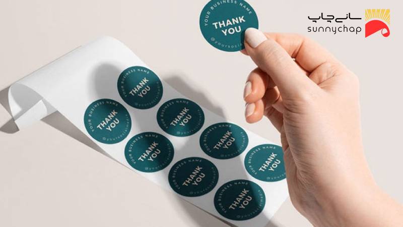 انواع لیبل پشت چسب دار