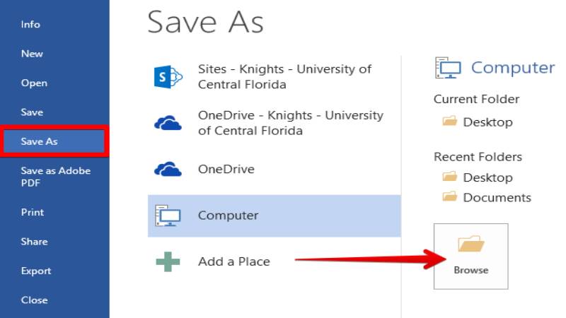 طراحی بروشور با ورد، ذخیره بروشور
