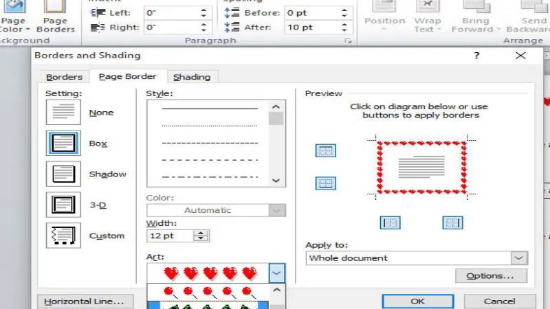 طراحی بروشور با ورد، تنظیم حاشیه و فضای بین خطوط