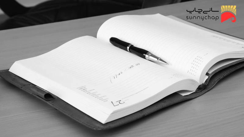 مقایسه چاپ لوگو در صفحات سررسید