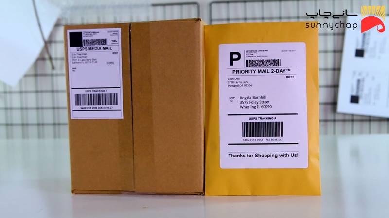 کاربرد لیبل پستی