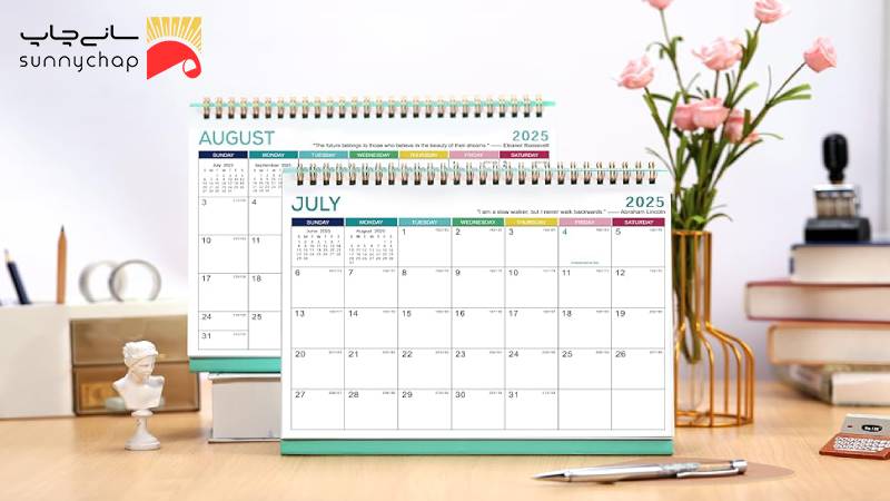 نقش تقویم رومیزی اختصاصی در تبلیغات و بازاریابی