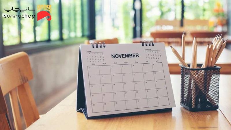کاربرد تقویم رومیزی تبلیغاتی